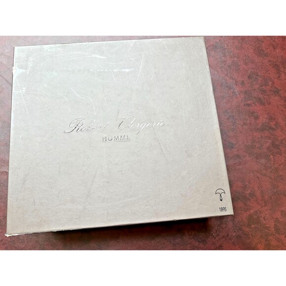 Robert Clergerie Men's Leather Slip-On Shoe Clog Black Luxury Paris mule  $650 - Picture 8 of 9